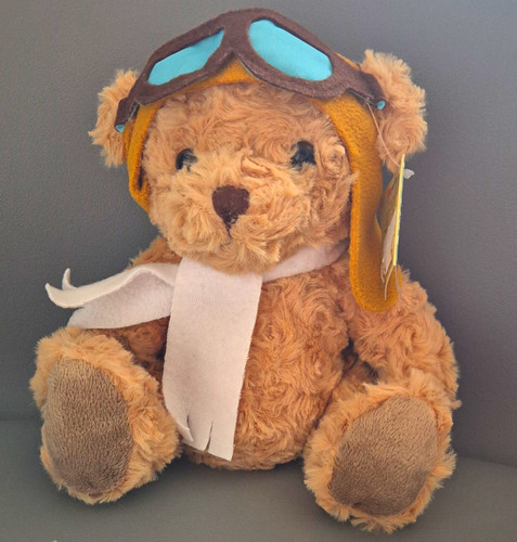 Bertie bear flying ace pilot - bear,
