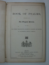 Book Of Psalms; Translated Out