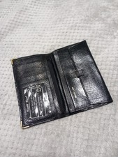 Leather Purse Black Hand