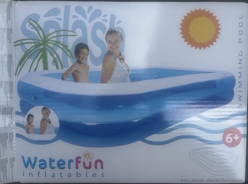 Large paddling pool 8ft 6ft - paddling,