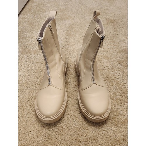 Zara cream beige front and - zara,