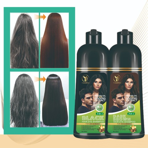 Hair dye shampoo 1 - 3, herbal