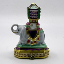 LIMOGES ELEPHANT TRINKET BOX
