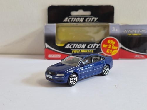 Realtoy audi blue 64 - audi, a8
