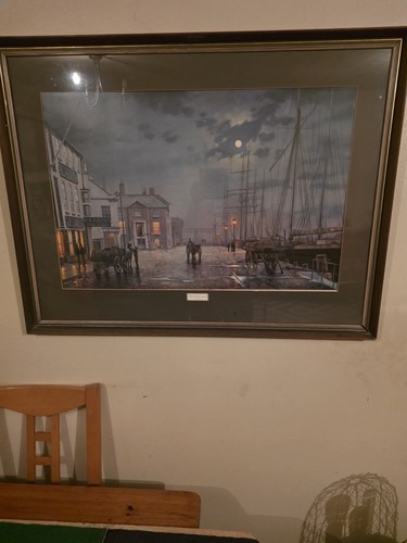 Print poole quay large - ,