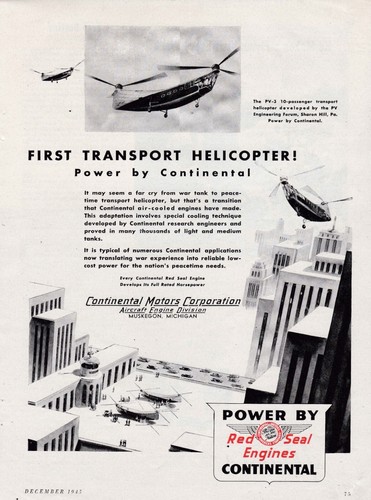 1945 continental aircraft - continental,