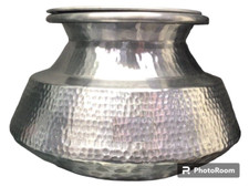 ALUMINIUM POT daigh with Lid, Stock Soup Stew Curry Casserole, HEAVY  16'' Inch