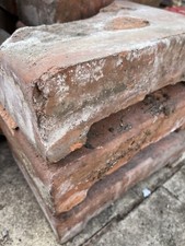 Reclaimed red brick coping - red,
