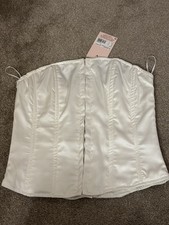 Bnwt missguided satin white - bnwt,