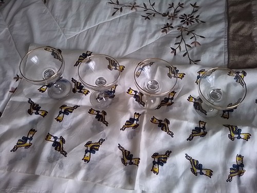 Vintage babycham glasses - babycham,