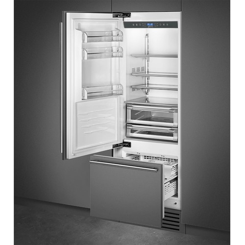 Smeg built fridge freezer - built-in,