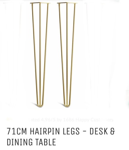 71cm brass heavy duty - 2x,