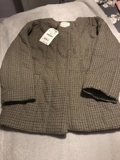 Zara Girls Tweed Padded Jacket