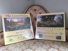 Tom duBois Jigsaws x2  “The Commission” + "The Celebration" 1000 Pcs - BNIB