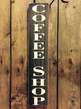 Coffee Shop Sign Plaque
