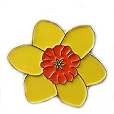 Daffodil Flower Enamel Pin