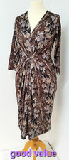 SAVOIR Dress UK Size 12 Brown