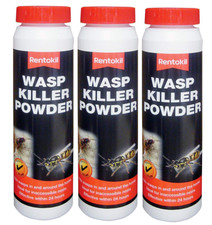 Rentokil Wasp Killer Powder Kills Wasps Inaccessible Area Nest Destroyer 150g