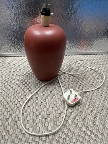 Vintage terracotta lamp - vintage,