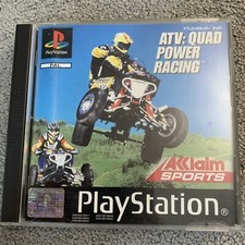 ATV QUAD POWER RACING (PS1 Game) Playstation 1 With Manual