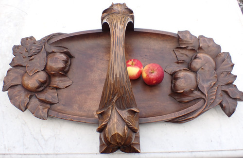 Art nouveau hand carved wooden - nouveau,