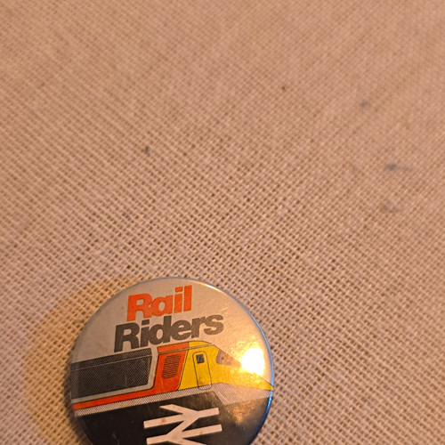 British rail riders pin - british,