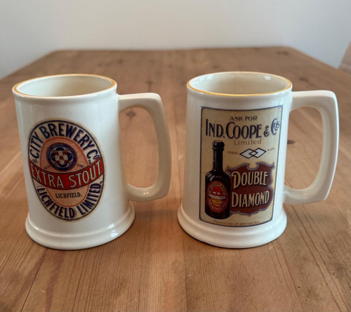 Set beer tankard - 2, mugs