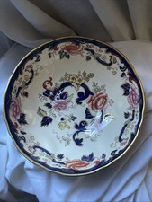 Masons Blue Mandalay 10" Bruges Bowl Hand Painted