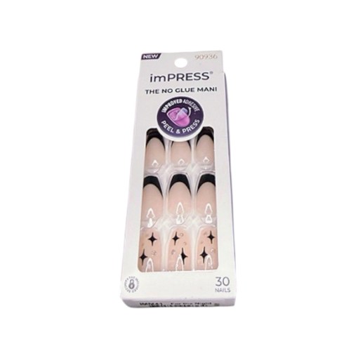 Kiss impress nails black - kiss,