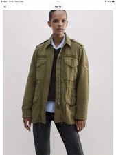 Me+Em Women's Khaki Military