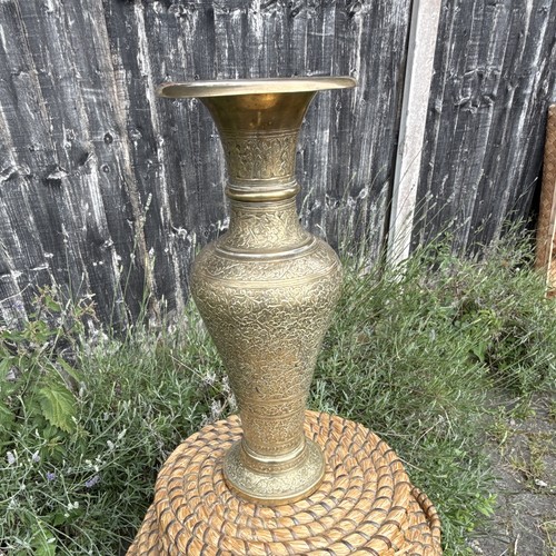 Large engraved brass floor - large,