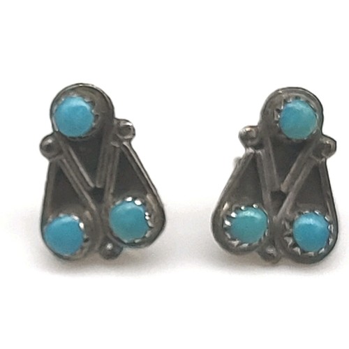 Vintage zuni turquoise snake - zuni,