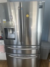 LG Instaview GSX961MTAZ American-StyleSmart Fridge Freezer - Black Steel