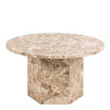 Round Marble Coffee Table -