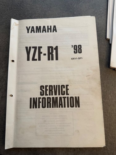 Yamaha yzf 1998 workshop - 1998,