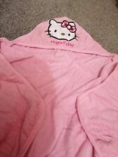 Hello Kitty Pink  Baby Hooded Towel Blanket Wrap