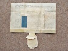 1742 Rampton Nottinghamshire Vellum Will Probate and Document of Gervas Jackson