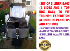 PANNIER LINER BAGS & TOP BOX BAG TO FIT TRIUMPH EXPEDITION ALUMINIUM PANNIERS 
