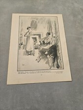 TPEEP325 BOOK/MAGAZINE PLATE 10.5X8" THE MAID / THE MISTRESS - BY FRANK HART 