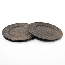 Pack 33cm round plastic - 4-pack,