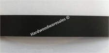 Pre-Glued Iron-On, BLACK Worktop Edging - 48mm Wide