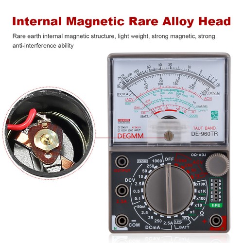 960tr analogue meter - de-960tr,