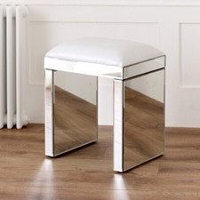 Venetian Mirrored Stool with