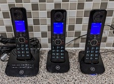 BT Premium Phone Trio Digital DECT house home phones x 3 & answering machine