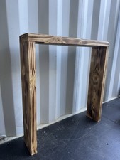 Rustic console table. Wooden Display Shelf, hallway stand 