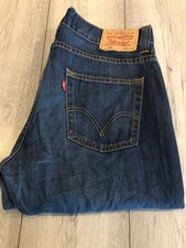 MENS LEVIS 506 JEANS 34 inch WAIST X 32 inch LEG BLUE