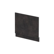 Hudson Reed Bath End Panel&Plinth Shower Bath Metallic Slate Woodgrain 700mm