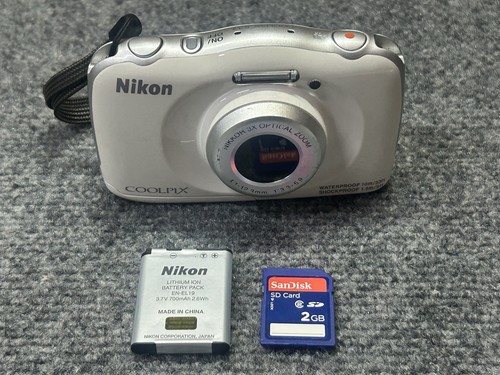 Nikon coolpix s33 white - coolpix,