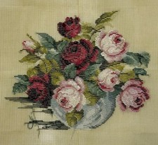 ROSES FLOWERS IN BOWL