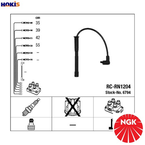 Ignition cable kit 6794 for - kit,